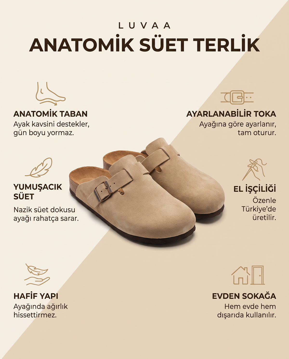 Luvaa Velour Terlik
